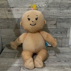 Baby Stella Manhattan Toy Baby Doll Plush Blonde Hair Stuffed Toy 12"